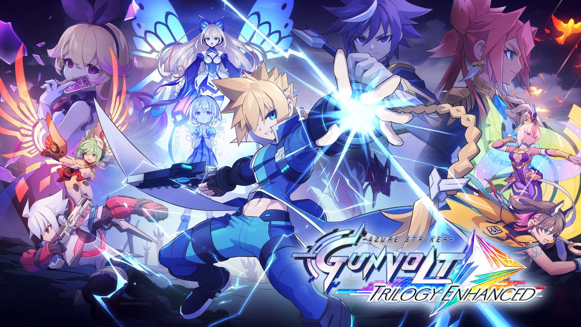 [NS]苍蓝雷霆 GUNVOLT 三棱合极版 Azure Striker|官方中文|本体+1.2升补|NSZ|原版|