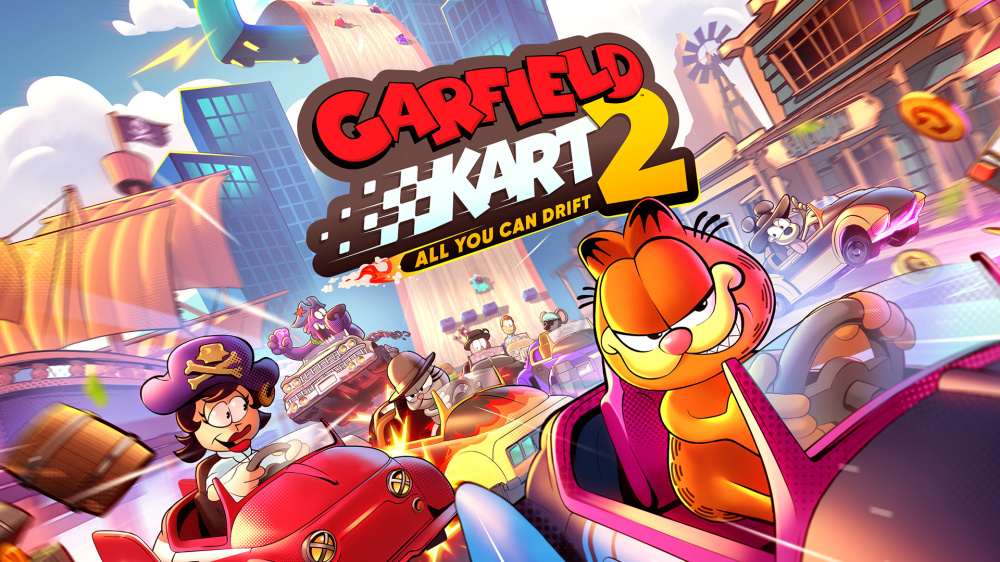 [NS]加菲猫卡丁车 2 漂移无极限 Garfield Kart 2|官方中文|本体+1.0.1升补|NSZ|原版|